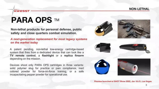 Product / solution slide 8 from KWESST