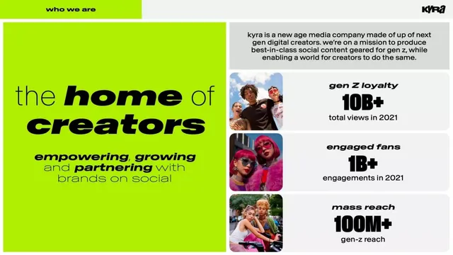 Company overview slide 2 from Kyra