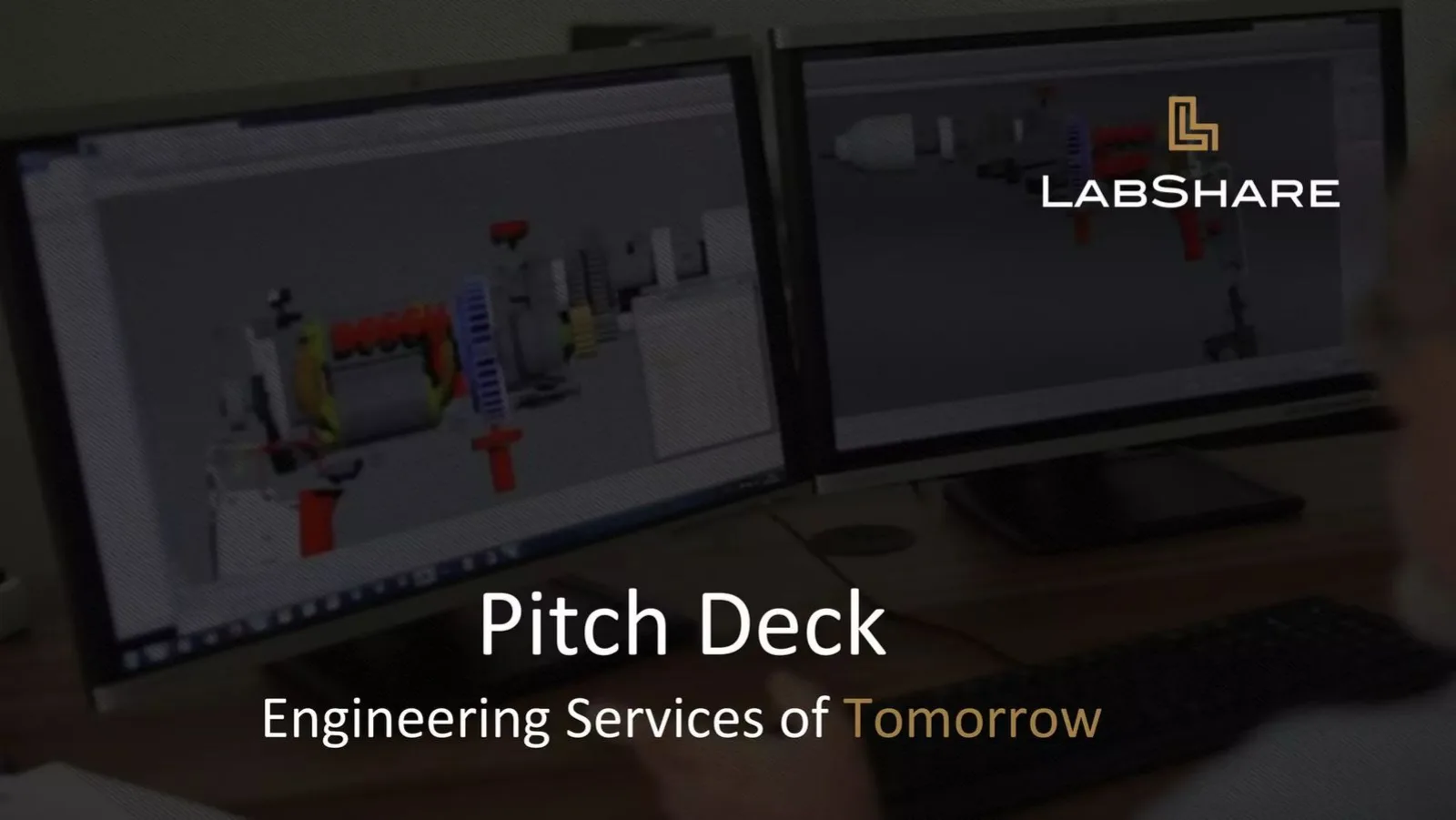 LabShare pitch deck slide