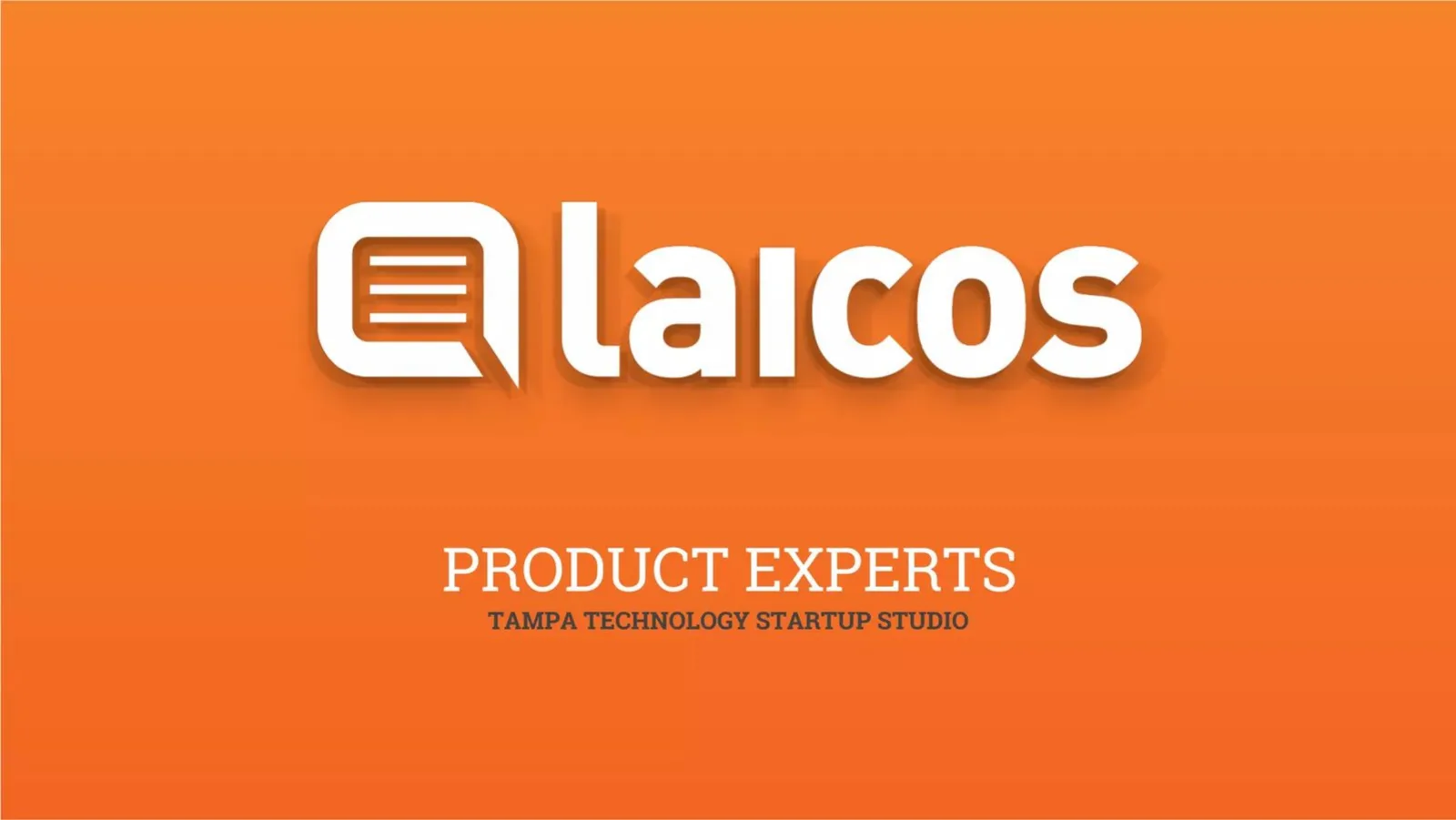 Laicos Studio pitch deck slide