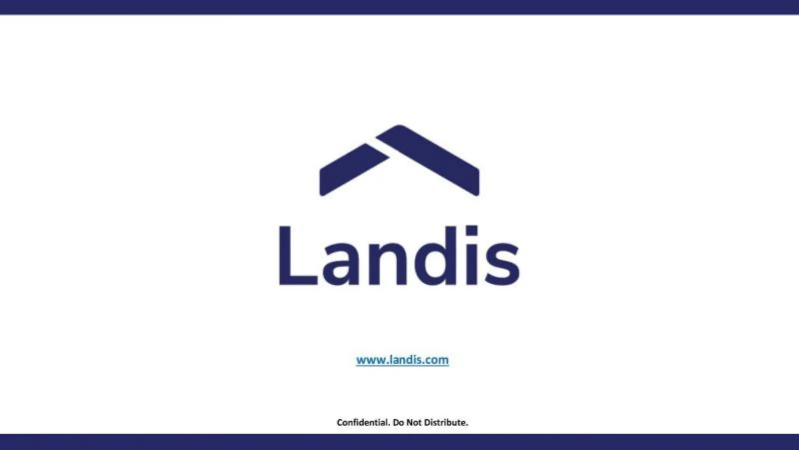 Landis pitch deck slide