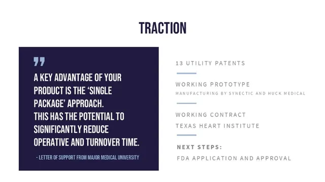Traction slide 8 from Axcess Instruments