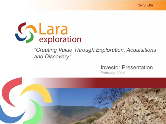 Lara Exploration pitch deck cover
