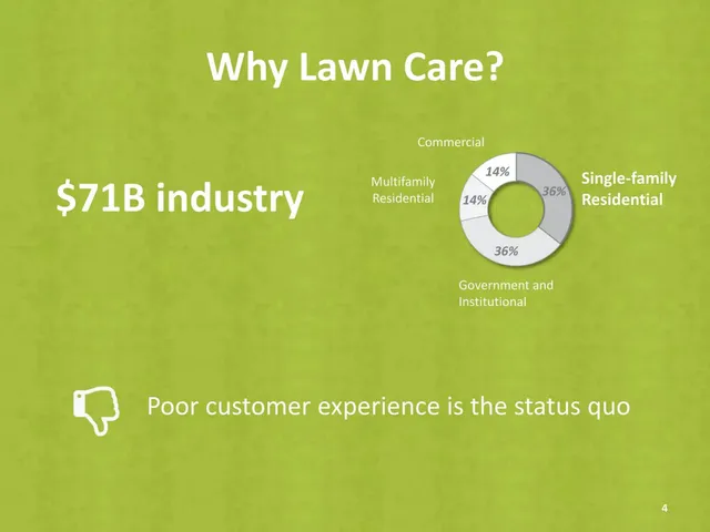 Market analysis / overview slide 4 from LawnStarter