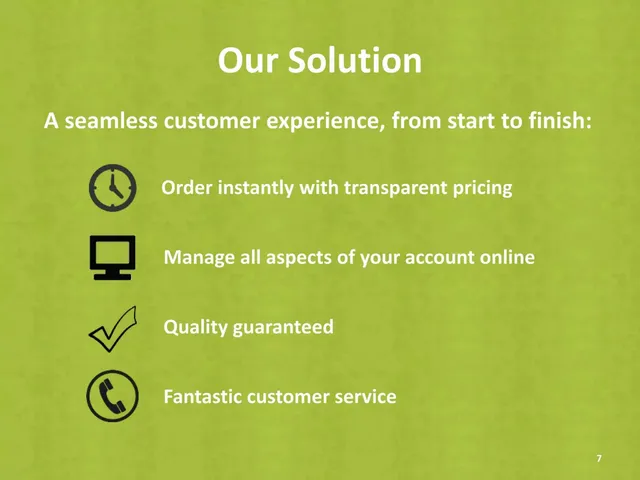 Product / solution slide 7 from LawnStarter