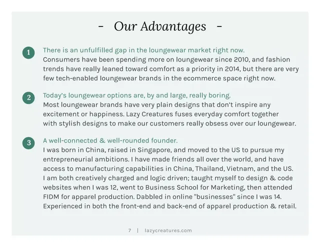 Team slide 8 from Lazy Creatures
