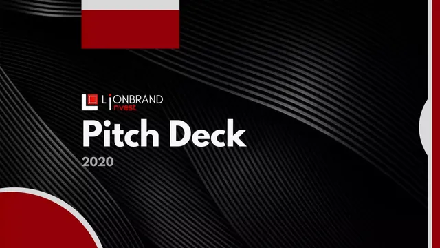 Lionbrand Invest (Lbi) pitch deck cover
