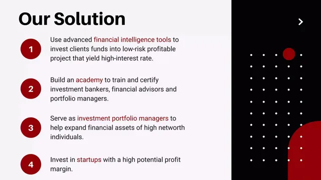 Product / solution slide 3 from Lionbrand Invest (Lbi)
