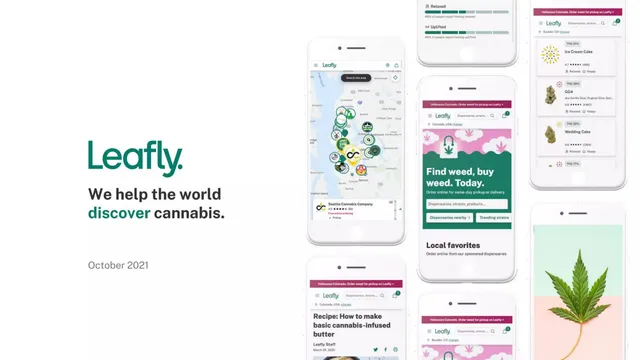 Leafly pitch deck cover