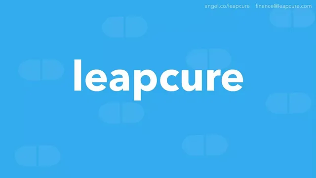 Leapcure pitch deck cover