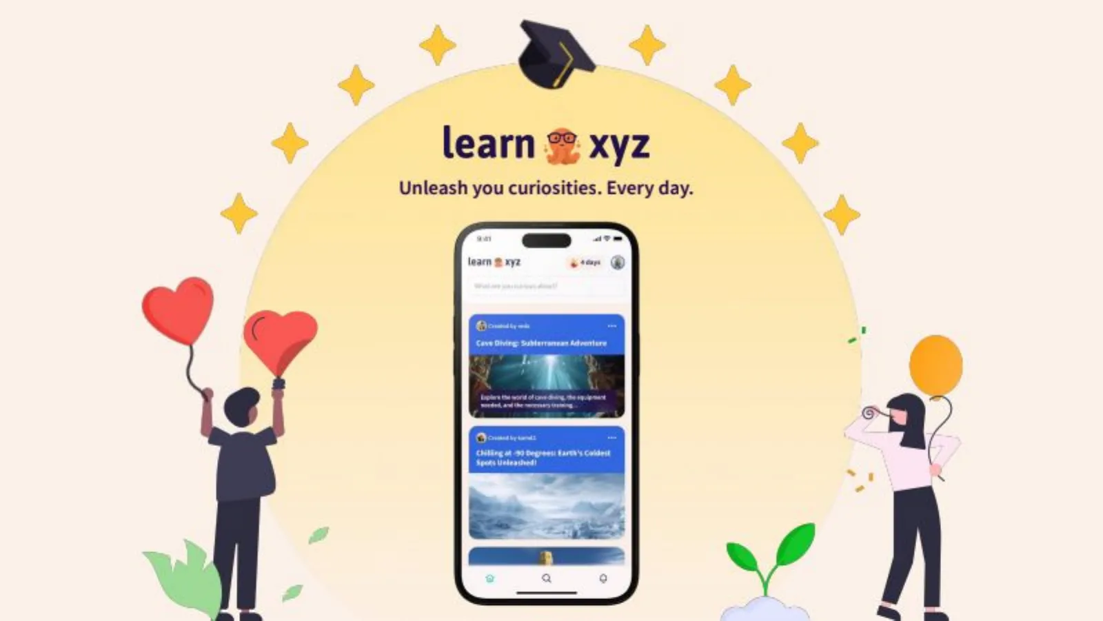 Learn.xyz pitch deck slide