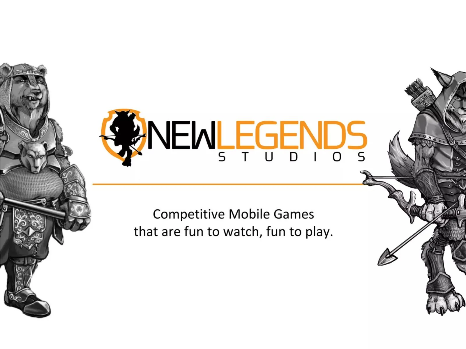 New Legends Studios pitch deck slide