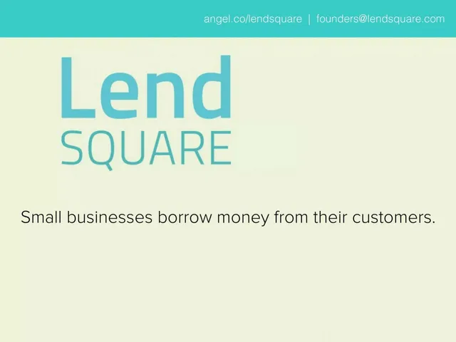 LendSquare pitch deck cover