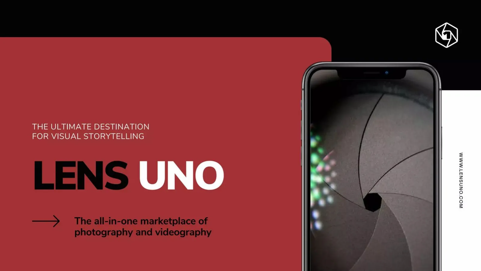 LENS UNO pitch deck slide