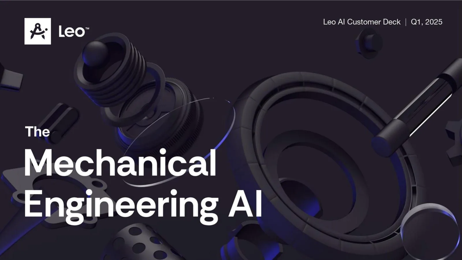 Leo AI pitch deck slide
