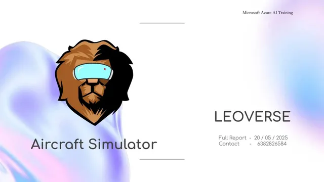Leoverse pitch deck cover