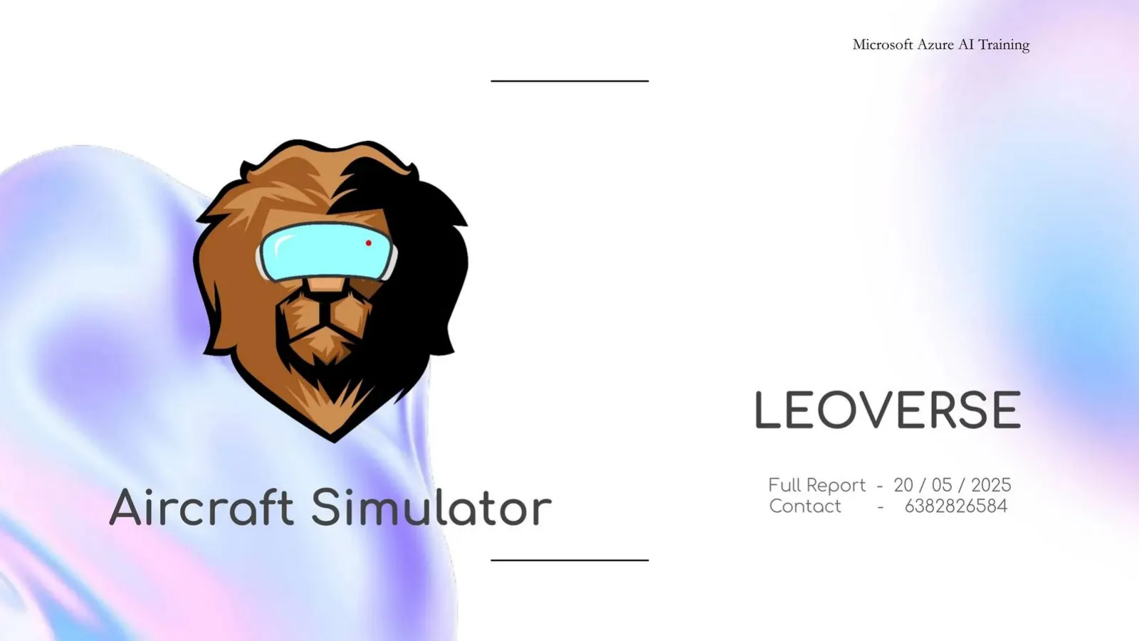Leoverse pitch deck slide