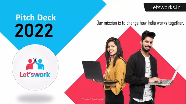 Lets works pitch deck cover