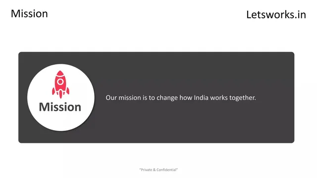 Vision slide 6 from Lets works