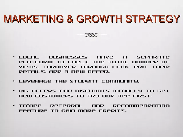 Go-to-market strategy slide 12 from LEUK