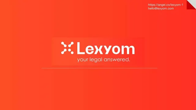 Lexyom pitch deck cover