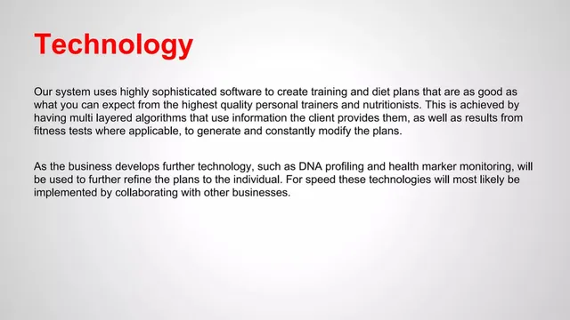 Technology slide 5 from Lifestyler
