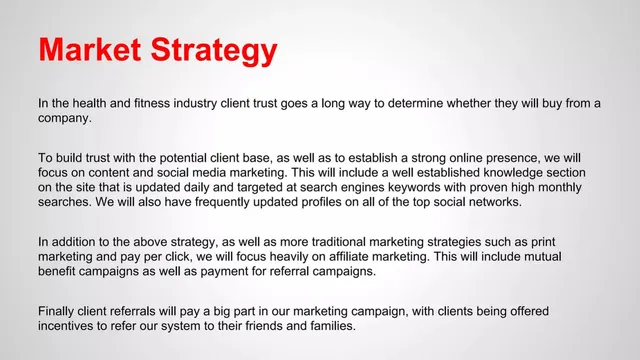 Go-to-market strategy slide 8 from Lifestyler