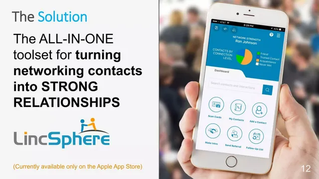 Product / solution slide 12 from LincSphere