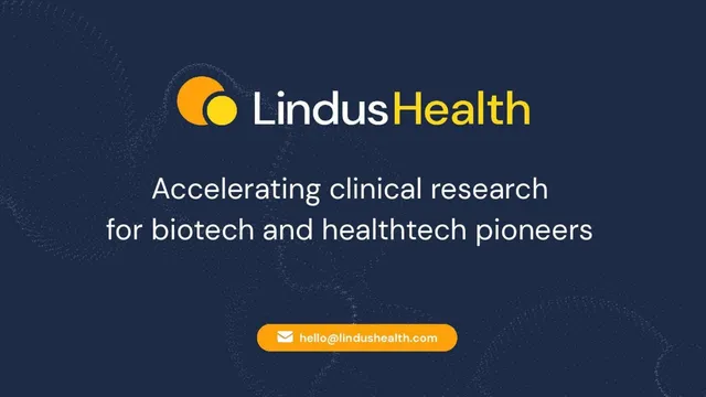 Lindus Health pitch deck cover