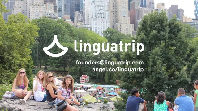 Linguatrip pitch deck cover