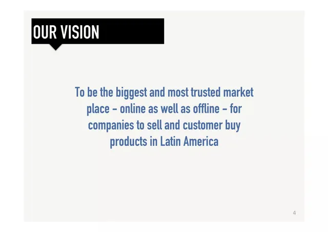 Vision slide 4 from Linio