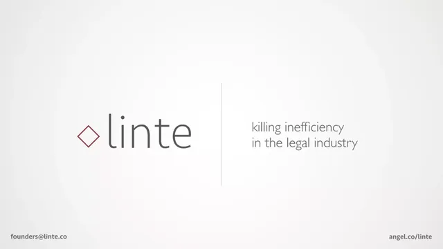 Linte pitch deck cover