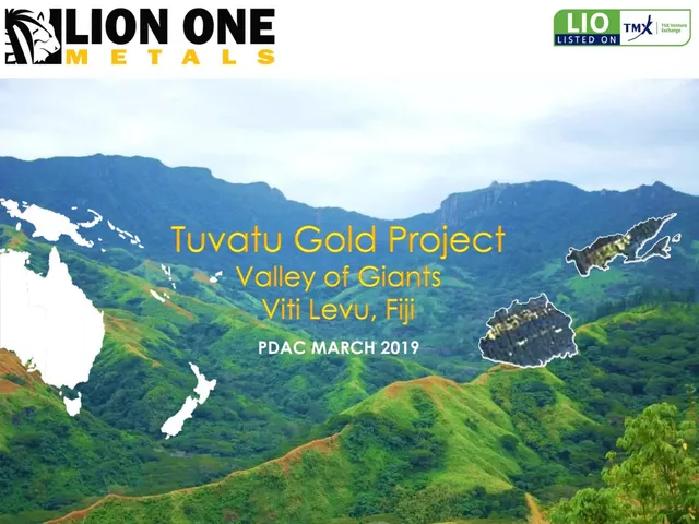 Lion One Metals pitch deck cover