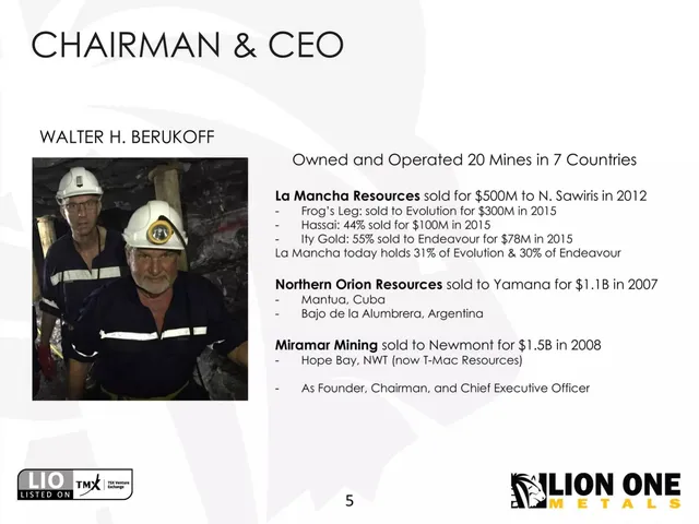 Team slide 5 from Lion One Metals