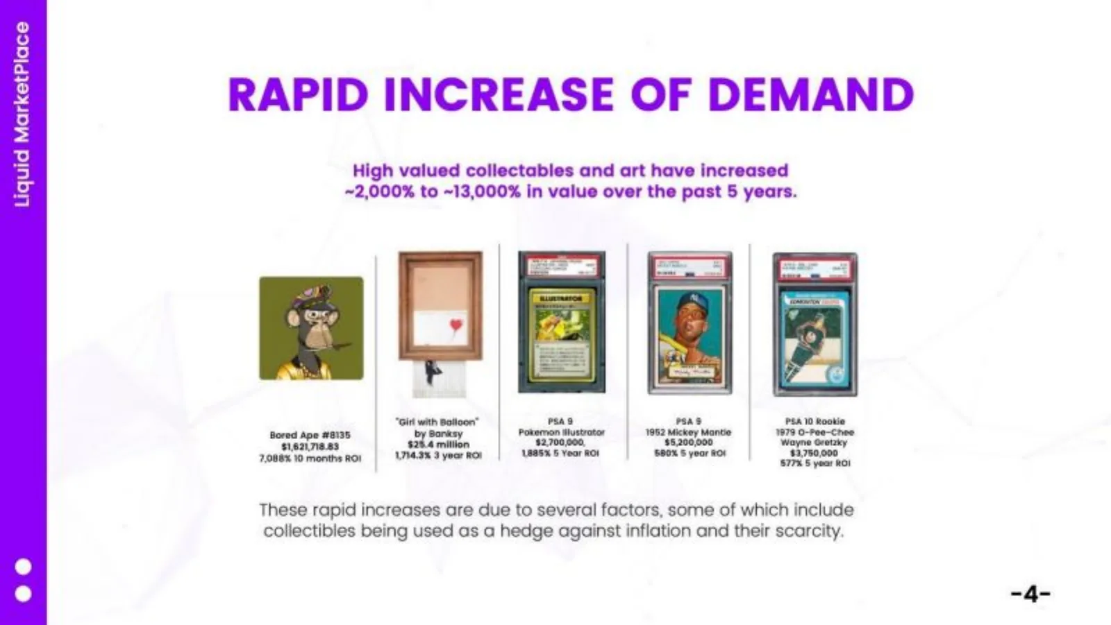 Liquid Marketplace pitch deck slide