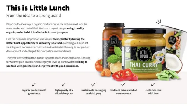 Product / solution slide 4 from Little Lunch