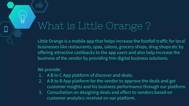 Product / solution slide 2 from Little Orange