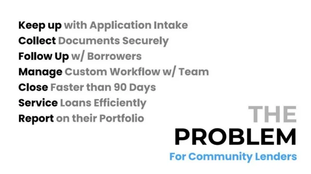 Problem slide 3 from LoanWell