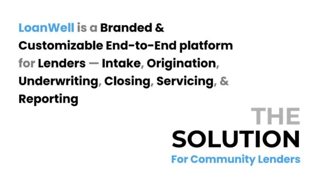 Product / solution slide 4 from LoanWell