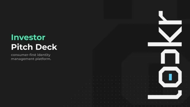Lockr pitch deck cover