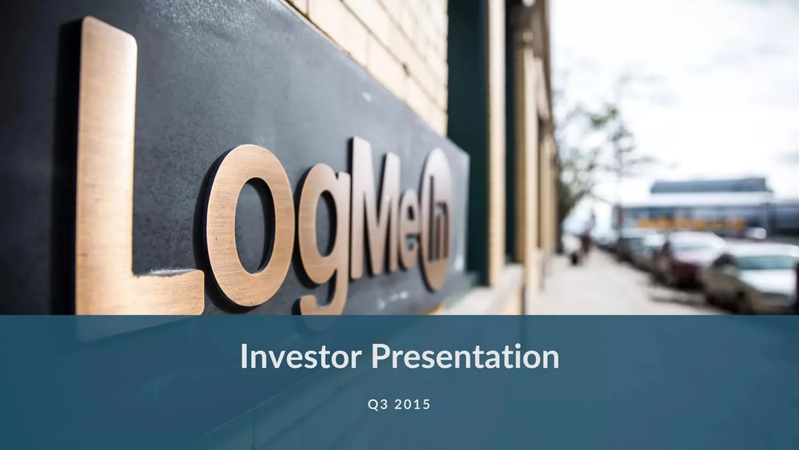 LogMeIn pitch deck slide