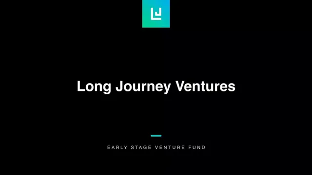 Long Journey Ventures pitch deck cover