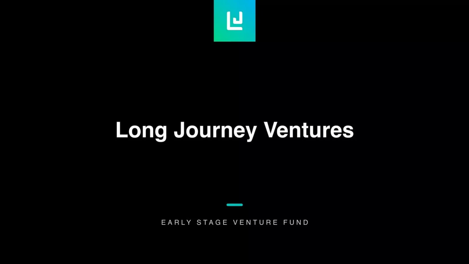Long Journey Ventures pitch deck slide
