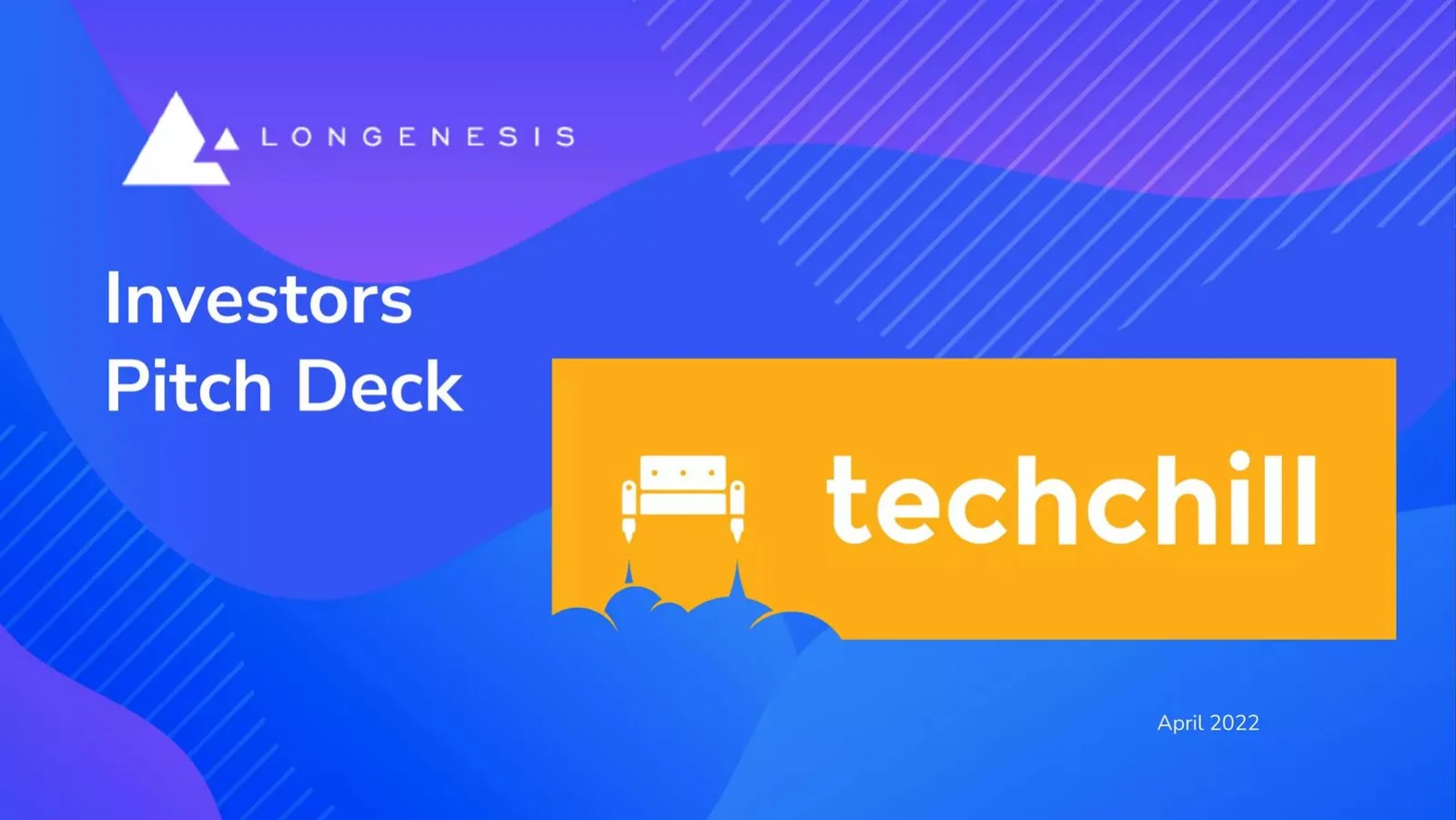 Longenesis pitch deck slide