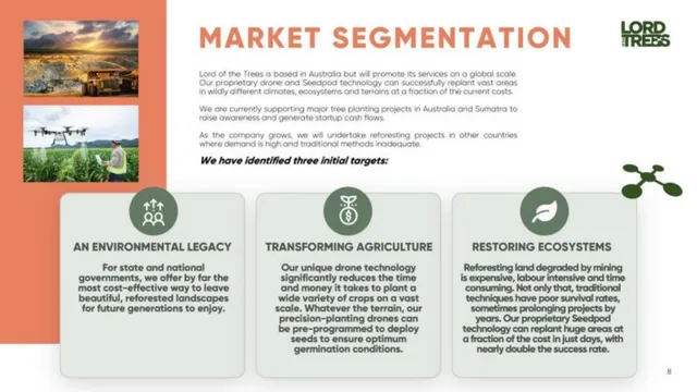 Market analysis / overview slide 8 from Lord of the Trees