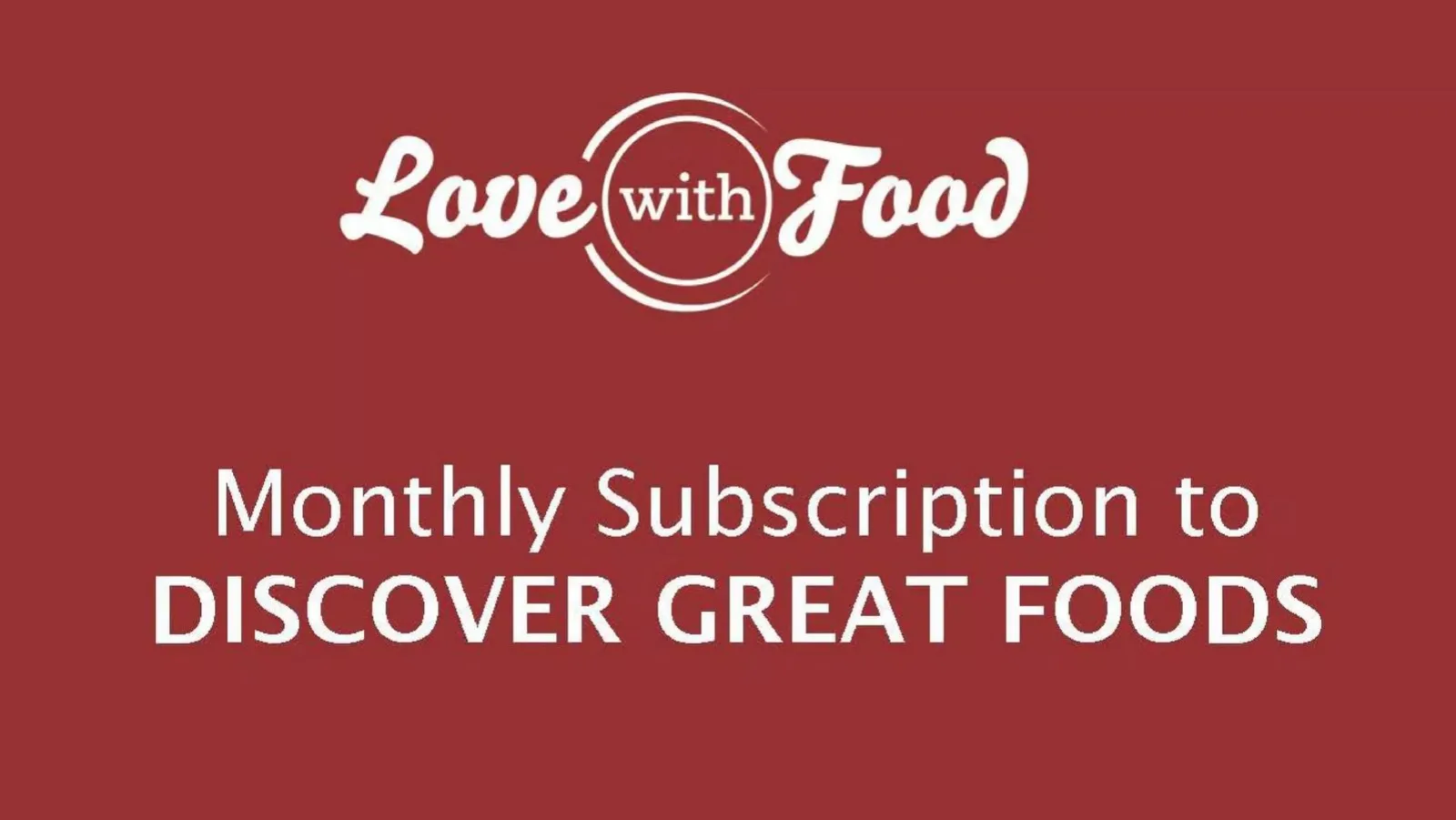 Love with Food pitch deck slide