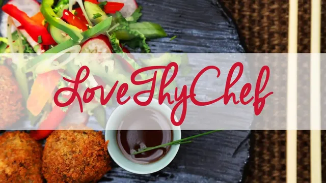 LoveThyChef pitch deck cover