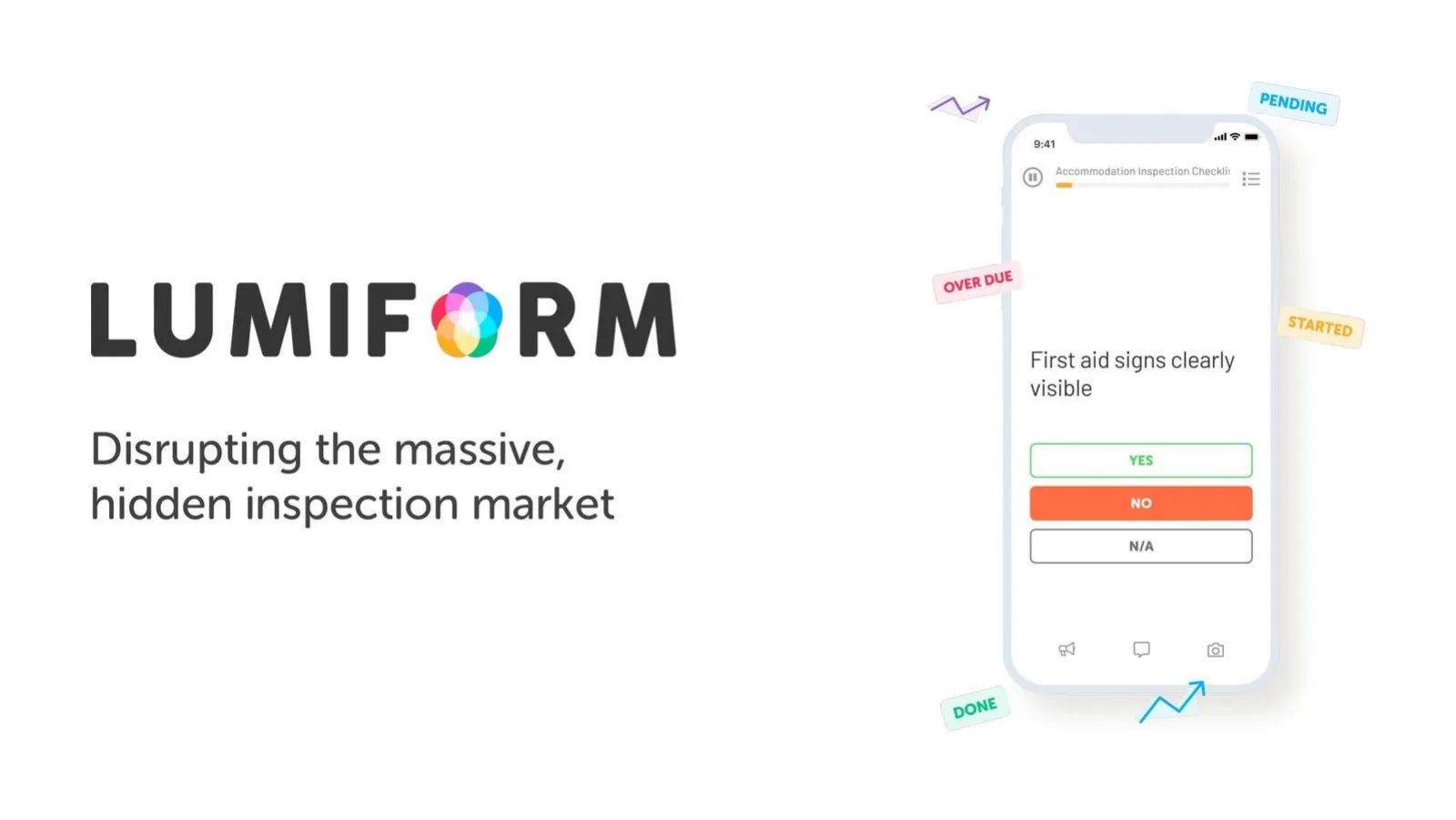 Lumiform pitch deck slide