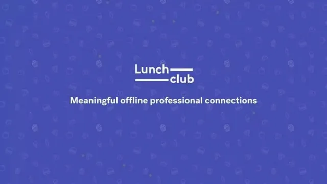 Section divider slide 1 from Lunchclub