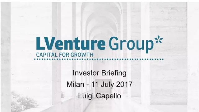 LVenture Group pitch deck cover